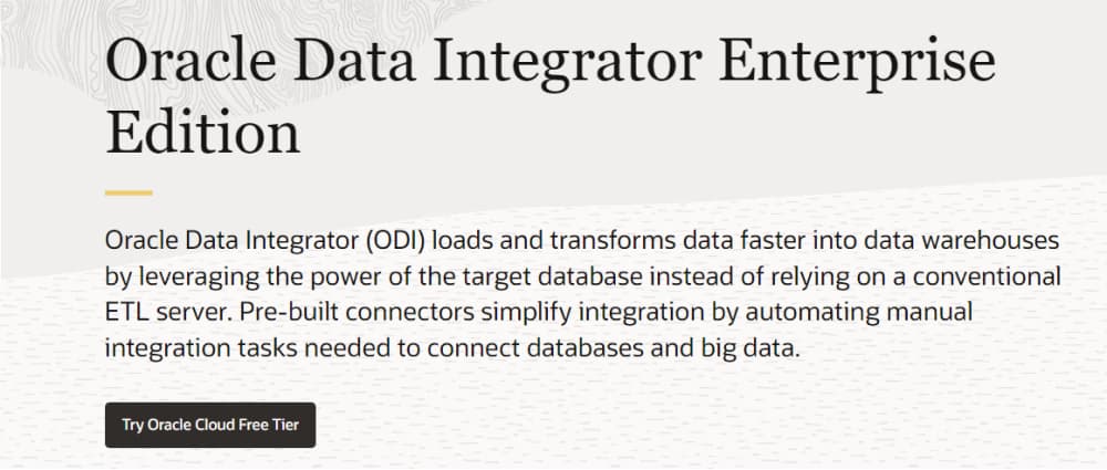 oracle data integrator